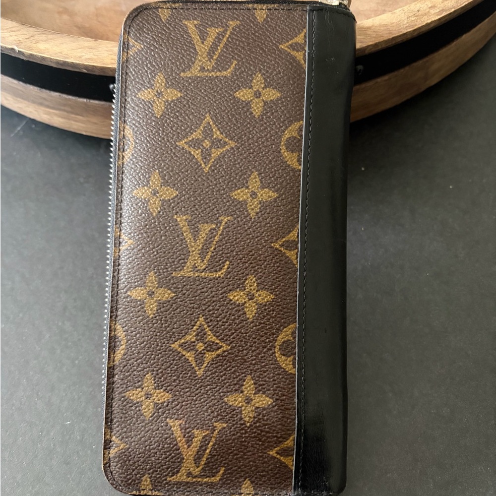 Louis Vuitton Monogram Macassar Zip Wallet